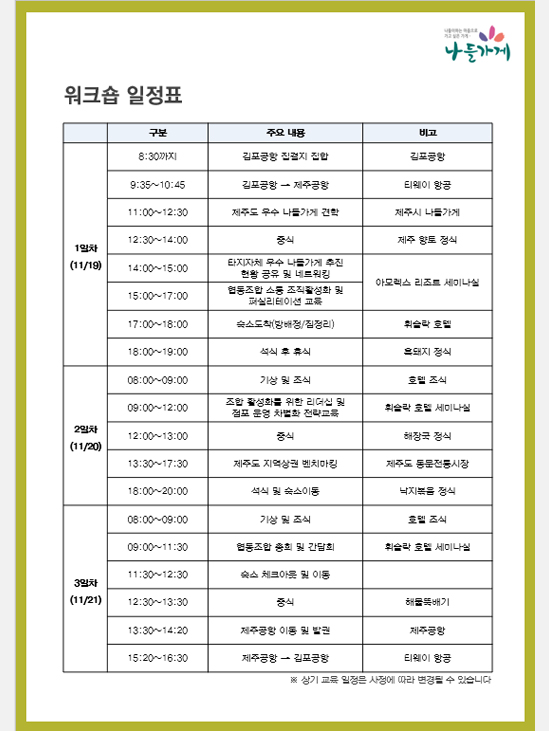 워크숍